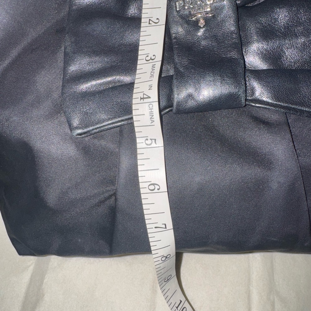 Prada Black Tote with Leather Bow comes with COA - Picture 10 of 10